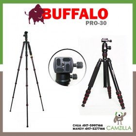 BUFFALO PRO-30 PROFESIONAL TRIPOD WITH MONOPOD